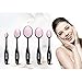 BEZOX Silicone Makeup Brush, Set of 5pcs Oval Makeup Brushes, Cream/Cosmetics/Foundation Application Tools - W/Makeup Brushes Acrylic Holder