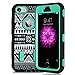 Kuteck iPhone 6 Case - Tribal Hybrid Dual Layer Armor Defender Full Body Protective PC Box Case Cover for iPhone 6 4.7-inch with 1 Screen Protector (Green)