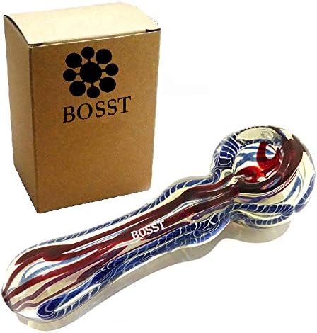 BOSST Handmade Pipes Tall 5.2 Inch Big Multicolor