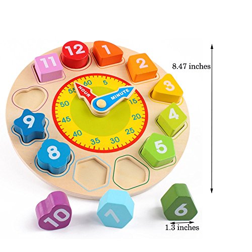 3 Wondertoys+Wooden+Shape+Sorting+Educational