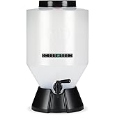 BrewDemon Conical Fermenting System - NO AIRLOCK OR Siphon Required - Made of BPA Free Food Grade Plastic that imparts Zero unwanted Flavors into Your Brew!