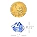 DomeStar Navy Blue Fake Ice Rocks, 150PCS Acrylic Gems Crystals Plastic Diamonds Centerpiece for Vase Fillers DIY Craft Wedding Party Table Scatter Aquarium Tank Cobalt Blue Decorations