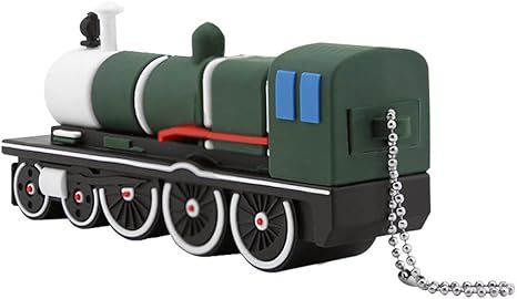 Memoria Usb 2 0 Con Forma De Tren 32 Gb Diseno De Dibujos Animados Color Verde 32 00gb Amazon Es Electronica