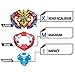 Bey Battle Gyro Burst Battle Evolution Attack Set With 4D Launcher Grip and Arena Battle Set