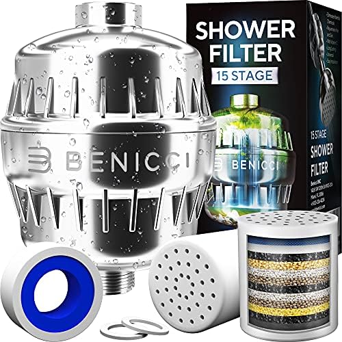 Luxurious 15 Stage Shower Head Filtration System and Water Softener