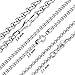 The One Jewelry S925 Solid Sterling Silver Chain Belcher Bead Necklace 18 20 22 24 26 28 30 32 Inch, 2.1mm/3mm/5mm