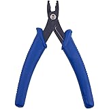 PandaHall Elite 1 Set 45# Steel Jewelry Making Tools 13cm Crimping Crimper Press Pliers with PVC Handle for Jewelry Making, D