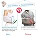 Vinfit Medical Breathable Mesh Arm Sling Shoulder Support Belt with Adjustable Strap, Injured Forearm Supporter Cuff Wrist Elbow Brace Immobilizer Fracture Protector for Women Men, White