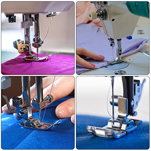 Universal 15 Piece Sewing Machine Presser Walking Feet Kit - OEM Suitable for Babylock Janome Brother New Home Singer Kenmore Simplicity Toyota Necchi
