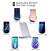 Fast Wireless Charger 2 Coils Sleep Friendly SurgeDisk Cell Qi Fast Wireless Charging Pad Stand for iPhone 8 8+ iPhone X Samsung Galaxy S8 Plus S8+ S8 S7 S7 Edge Note 5 8 & All Qi No AC Adapt