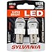 SYLVANIA - 1157 ZEVO LED Red Bulb - Bright LED Bulb, Ideal for Stop and Tail Lights (Contains 2 Bulbs)