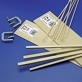 Midwest Products Basswood Strip, 3/32 x 3/32-Inch, 60-Pack