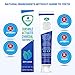 Charcoal Teeth Whitening Toothpaste, Tansmile Natural Activated Charcoal Toothpaste Mint Fluoride Free Toothpaste Bad Breath and Teeth Stains Remover Toothpaste (Pack of 1)