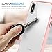 Maxboost iPhone X Case, HyperPro Hybrid Clear Case with GXD GEL [Drop Protection] / Premium Clarity for Apple iPhone X / iPhone 10 2017 [Reinforced Frame] TPU Bumper + Hard PC Back Cover -Pink/Orange