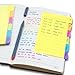 10 Colored bullet journal pens fine point tip markers, 60 Ruled 4 x 6 inches Divider sticky notes with tag (6 Assorted Vibrant Colors), Sticky Journals Page tabs, Organizing School and Office Supplies