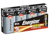 Energizer Max Alkaline 9 Volt, 4-Count