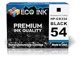 ECO INK © Compatible / Remanufactured for HP 54 CB334AN (1 Black) Ink Cartridges for HP Deskjet F4135, F4140, F4150, F4172,F4180, F4185