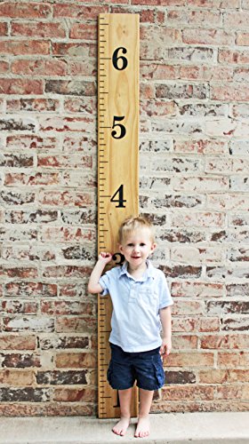 Little Acorns DIY Vinyl Growth Chart Ruler Decal Kit, Jumbo Numbers - Thumbnail 5