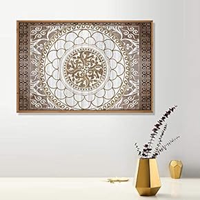 Framed for Living Room Bedroom Flower Pattern for