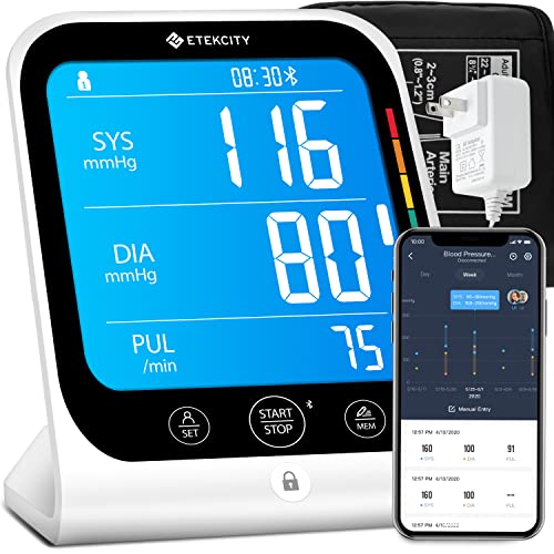 Bluetooth Blood Pressure Monitors for Home Use, Machine by Etekcity