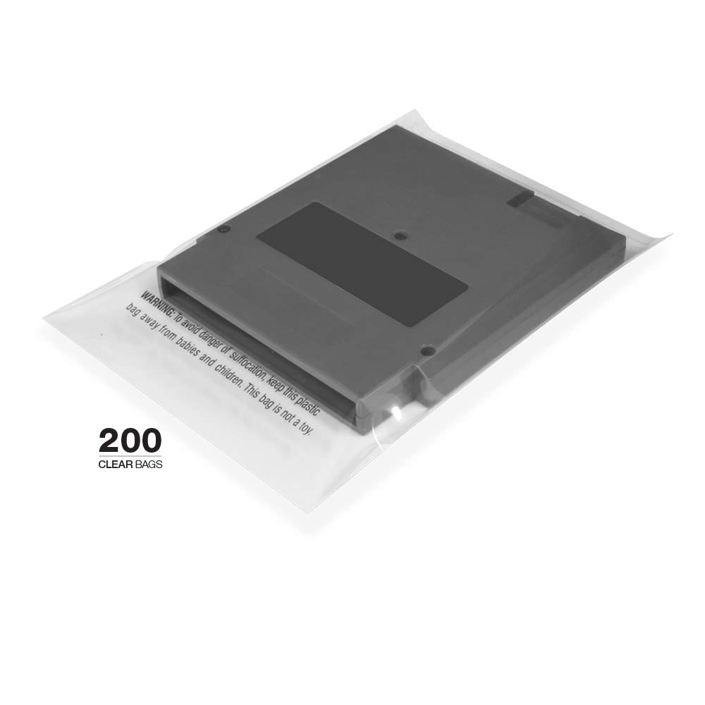 RepairBox Resealable Cartridge Bag for NES (200-Pack): Video Games