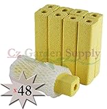 Bacteria House Bio Media for Bakki Showers  Trickle Filter  Aquaculture  Ponds  Aquariums by Cz Garden Supply (48 PACK)