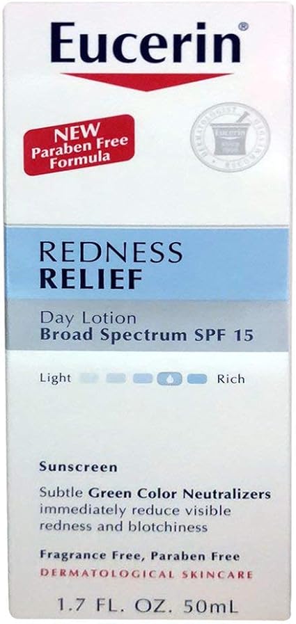 eucerin redness relief day lotion broad spectrum spf 15