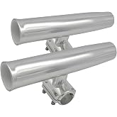 JT-HLM 2Pcs Aluminum clamp on Fishing Rod Holder for Rails 1-1/2" to 1-3/4"