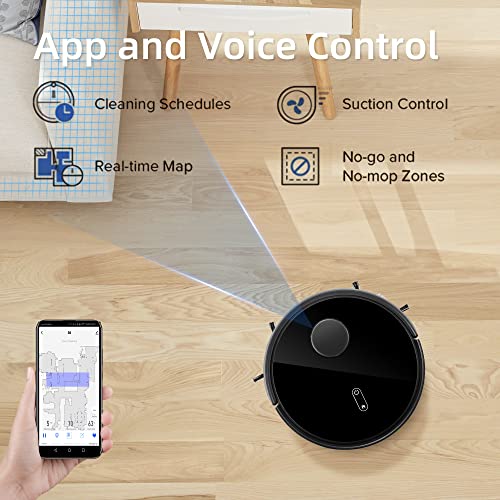 Lidar Robot Vacuum, Laser Robot Vacuum Cleaner, Robot Vacuum and Mop