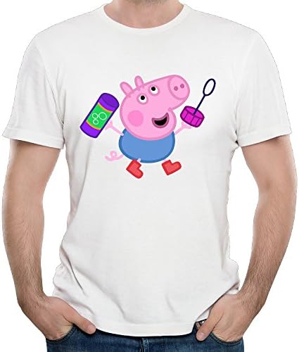 Guy's Peppa Pig Blow Bubbles Tee Shirt