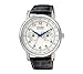 Citizen Men's Eco-Drive Stainless Steel Watch with Black Leather Strap