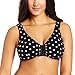 Leading Lady Women's Sleep Leisure Most Comfortable Bra In America, Black with Tan Dot, 44CDDD
