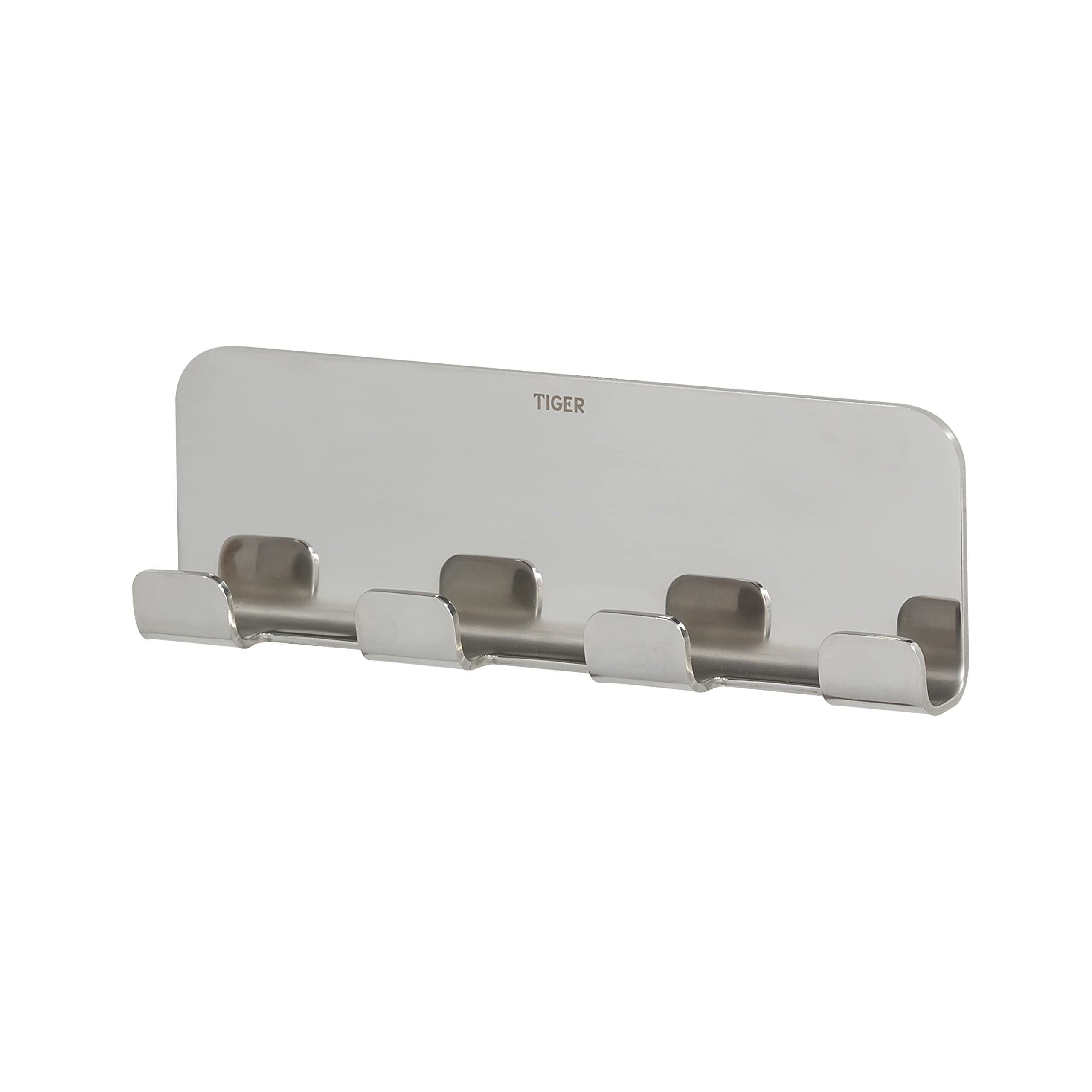 Tiger Colar, Towel Hook Multi, Polished Stainless Steel, 20x155x49mm