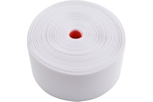 INCREWAY Curtain Tape, 50 Meters/54.68 Yards Curtain DIY Accessory Polyester Yarn Curtain Heading White Tape