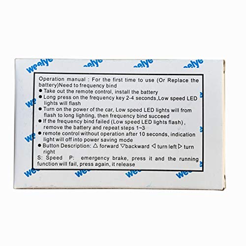 weelye RX30 24V Kids Powered Ride on car 2.4G Bluetooth Remote Control and Receiver Kit Controller Control Box Accessories for Children Electric Ride On Car Replacement Parts - Thumbnail 7