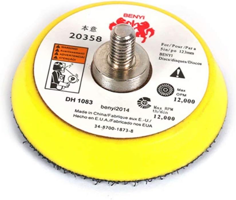 Polierscheiben-Trägerpads 12,7cm - Für Druckluft & Exzenterschleifer