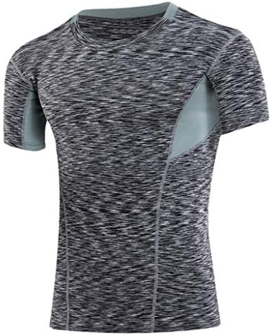 YKARITIANNA Summer New Men's Summer Casual O-Neck T-Shirt Fitness Sport Fast-Dry Breathable Top Blouse