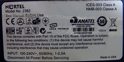 Nortel WLAN 2382 DR4001A80-E5 External Managed Security Switch