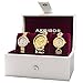 Akribos XXIV Women's AK907YG Analog Display Quartz Gold Watch Set