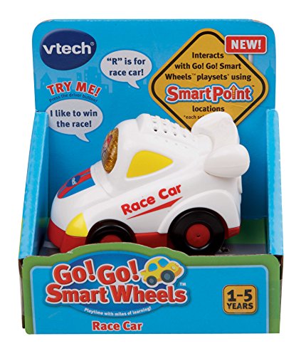 VTech Go! Go! Smart Wheels White Race Car