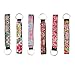 Cool Neoprene Wristlet Keychain Lanyard 6 Pack - Neoprene Key Chain Holder to Match Chapstick Holder Keychain, 6 Unique Fun Colors