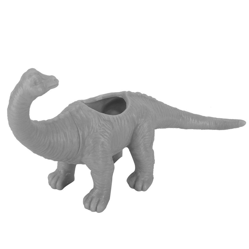 Flower pot, personality Dinosaur Animal Flower Pot Succulent Cactus Garden Pot Home Decoration(Grey)