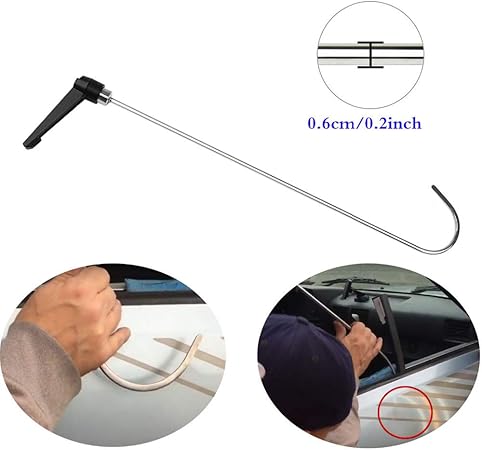 Amazon Zf Pdrツール 車デントリペアツール ステンレス回転ハンドルツール 車のへこみ修理 ハンドツール 無塗装 へこみ除去 へこみ修復ツール デントリペアツール Diy 工具 ボディ フェンダー補修ツール 車 バイク