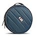 BUBM Nylon 32 Capacity Padded CD/DVD/Blu-Ray Carry Wallet, Dark Blue