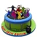 Trampoline Cupcake Topper Bounce House or Jumping Party Gymnastics Kids Birthday Decorations 24 Packs