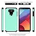 J&D Case Compatible with LG G6 / LG G6 Plus, Heavy Duty Dual Layer Hybrid Shock Proof Protective Rugged Bumper Case, Mint