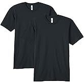 American Apparel Men's Tri-Blend Track T-Shirt 2-Pack