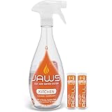 JAWS Cleaner Multi-Surface Kitchen Cleaner Bottle, 2 Refill Pods, Non-toxic, Eco-friendly Cleaning Products, Refillable, Reus