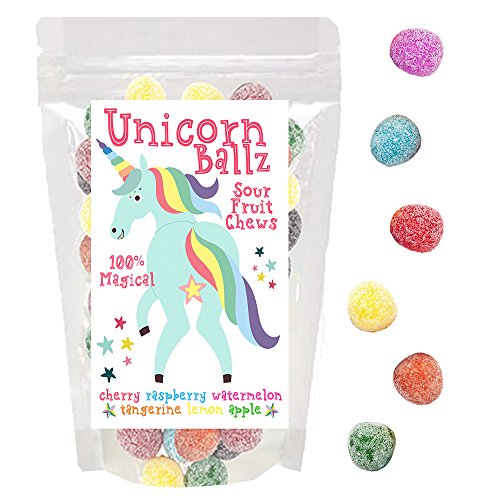 Unicorn Ballz Sour Candy - Fruity Rainbow Balls - MADE IN ...