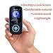 Niusute Mp3 Player with Bluetooth 16GB Music Player Support up to 64GB-Blue